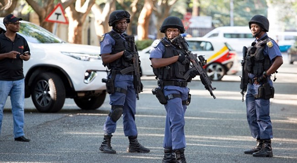 South African police